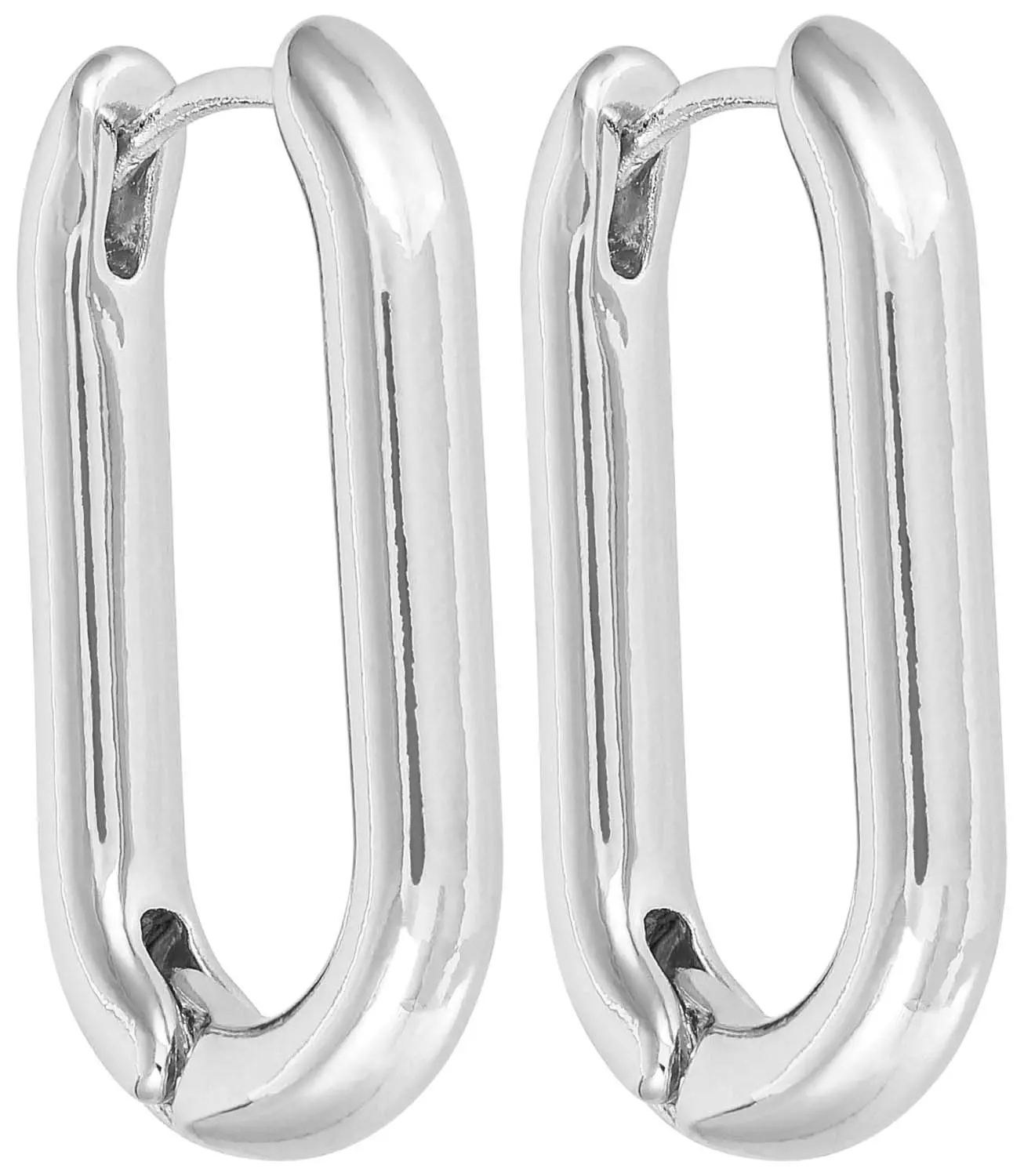 Créoles - Silver Oval