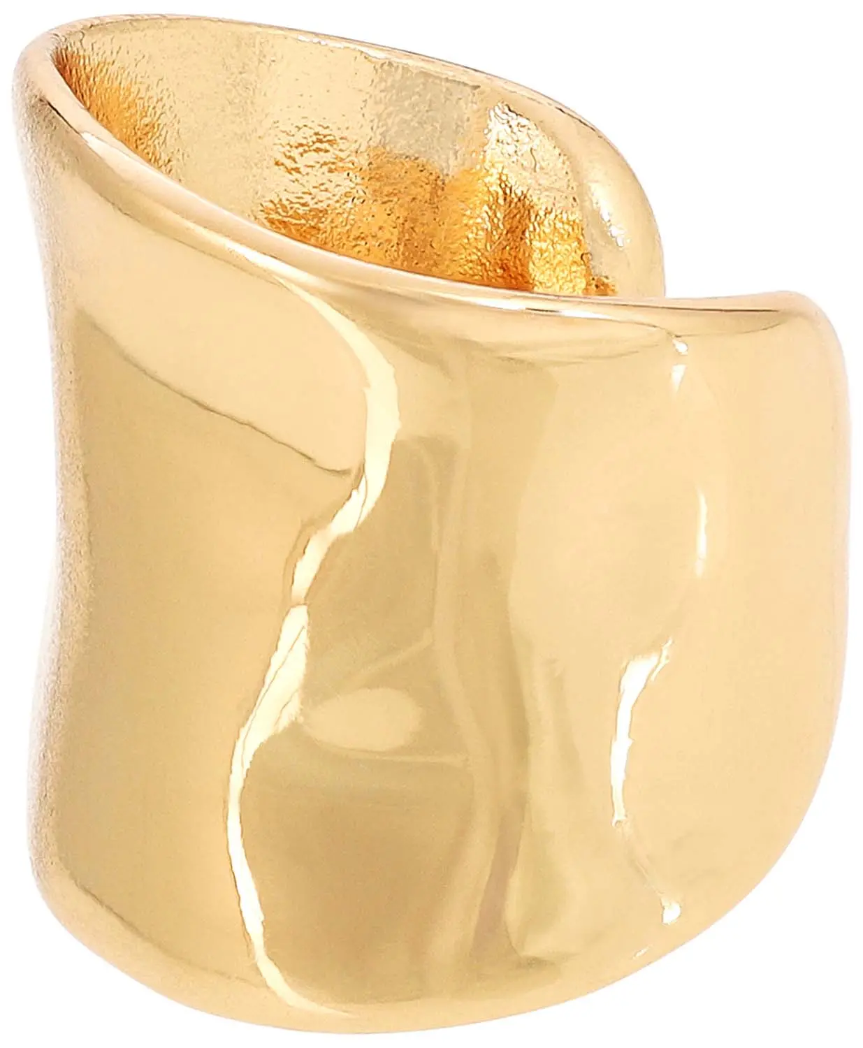 Anneau pour oreille - Hammered Gold