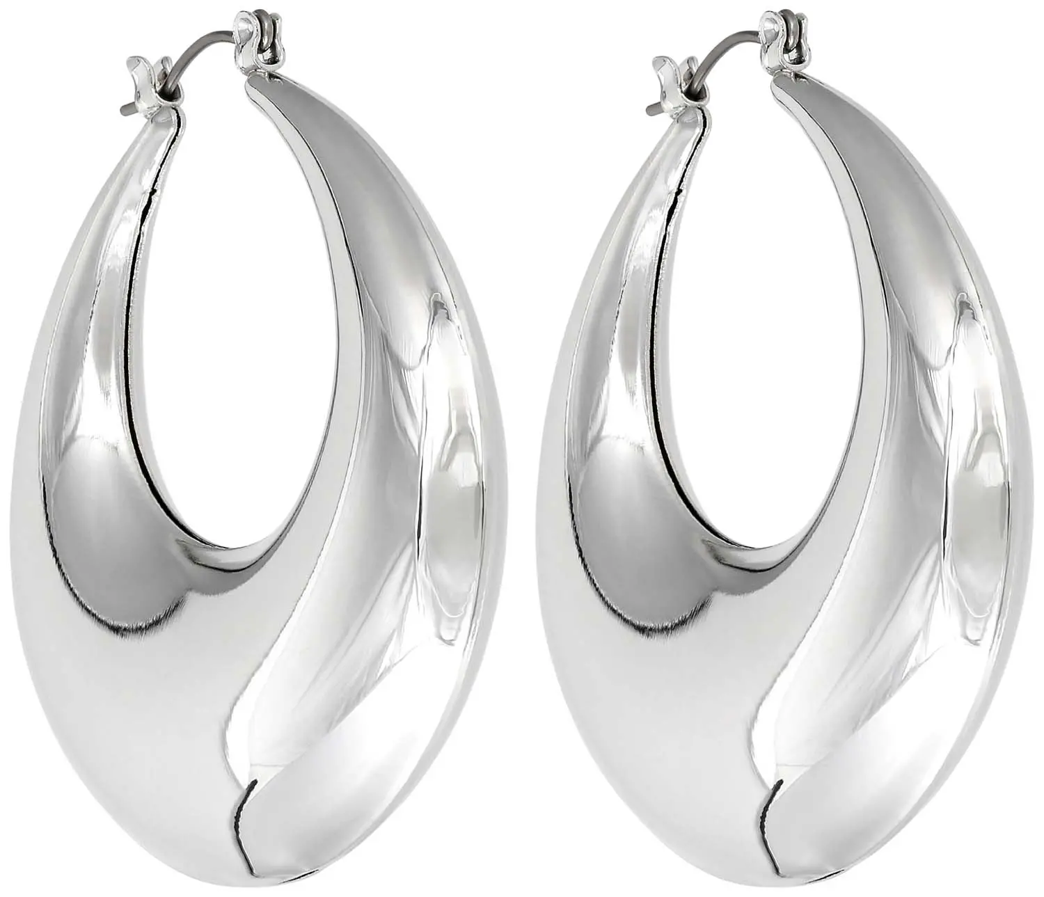 Créoles - Bulky Silver