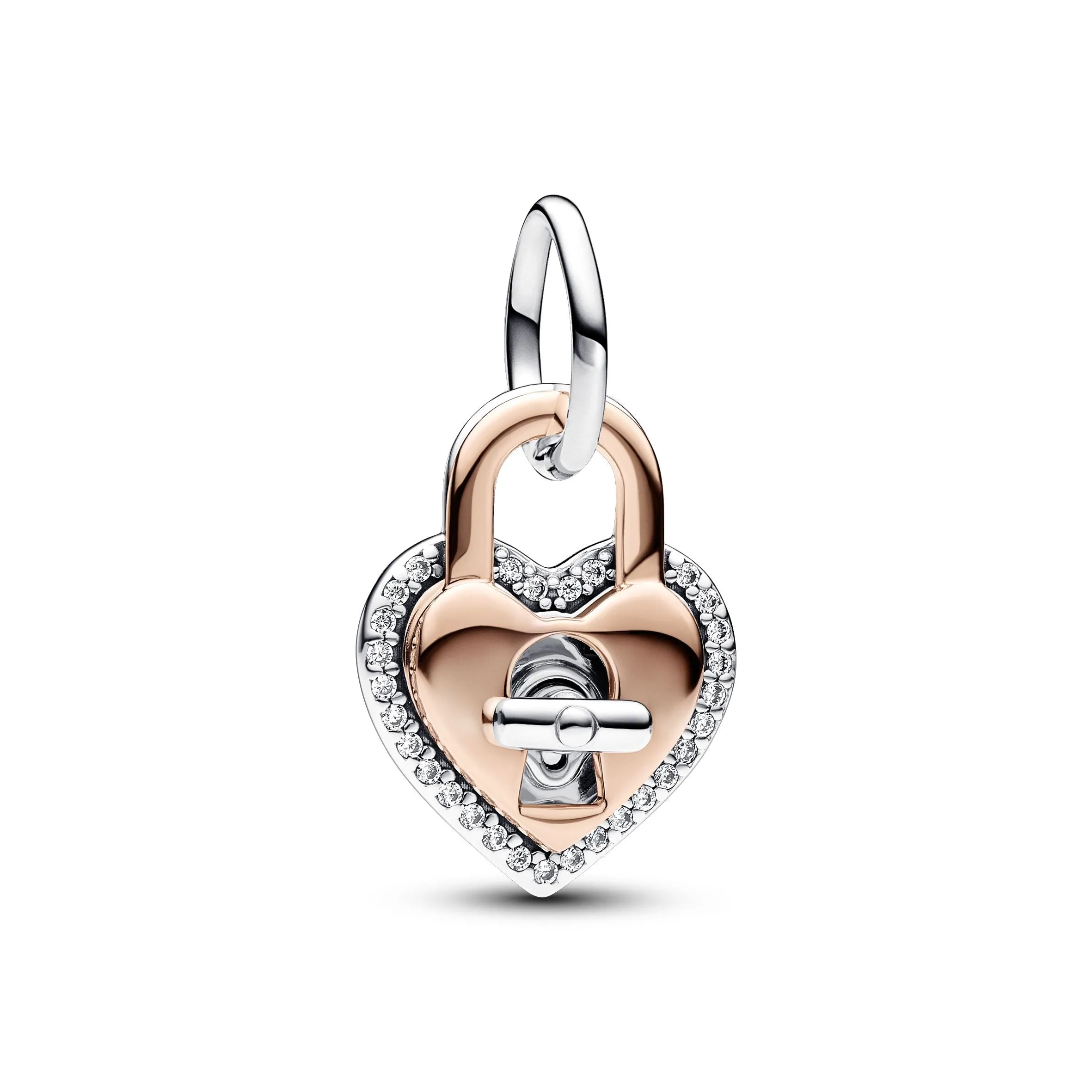 Amour - Coeur & Cadenas - Bicolore - Charms - Pandora