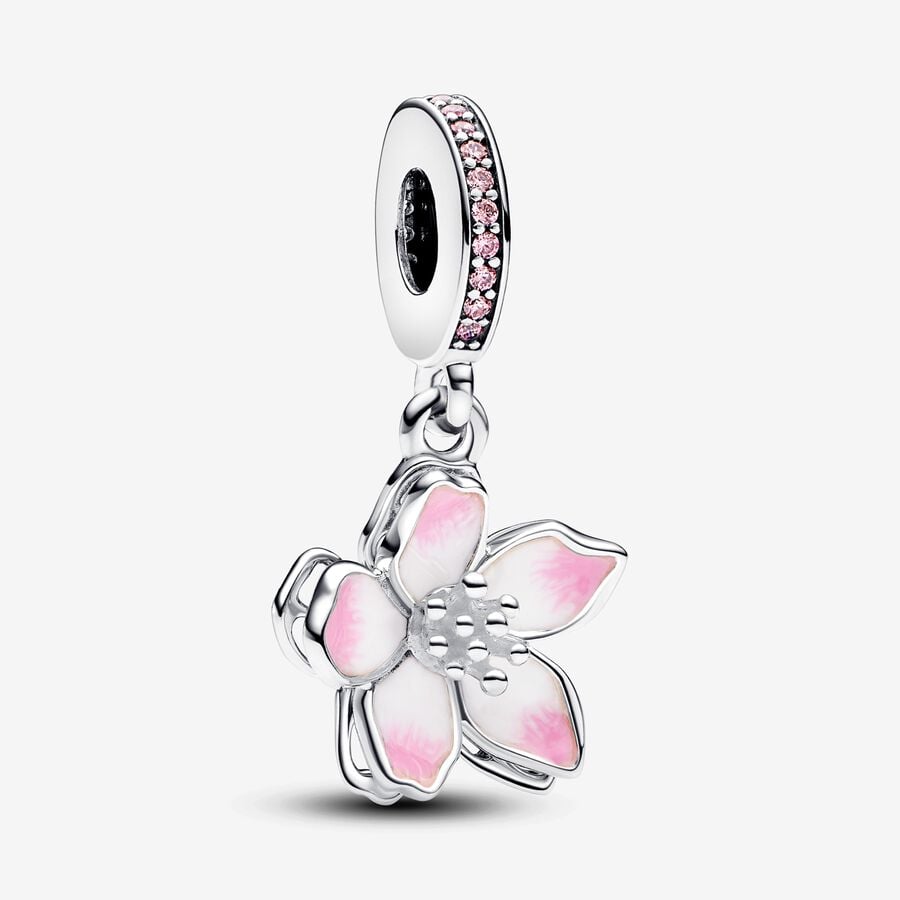 Nature - Fleur de Cerisier - Argent - Charms Pandora