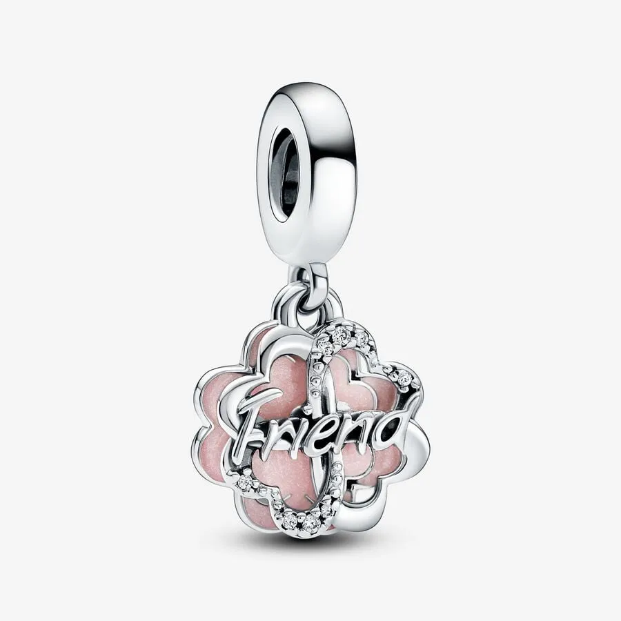 Amitié - Trèfle à Quatre Feuilles - Argent - Charms Pandora