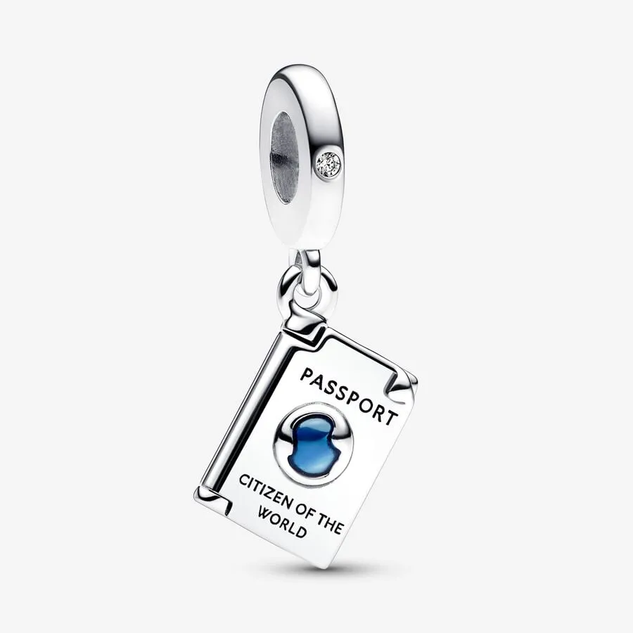 Voyage - Passeport Ouvrable - Argent - Charms - Pandora