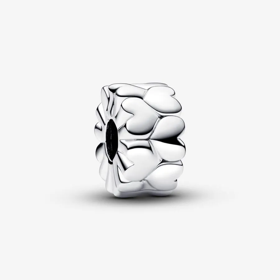 Clip - Cœur - Argent - Charms Pandora