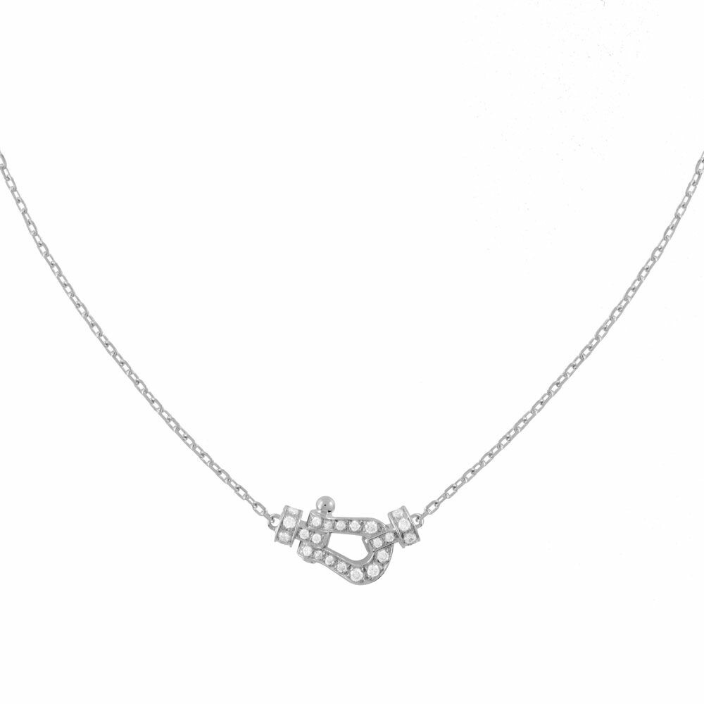 Force 10 Collier FRED Force 10 en or blanc et diamants