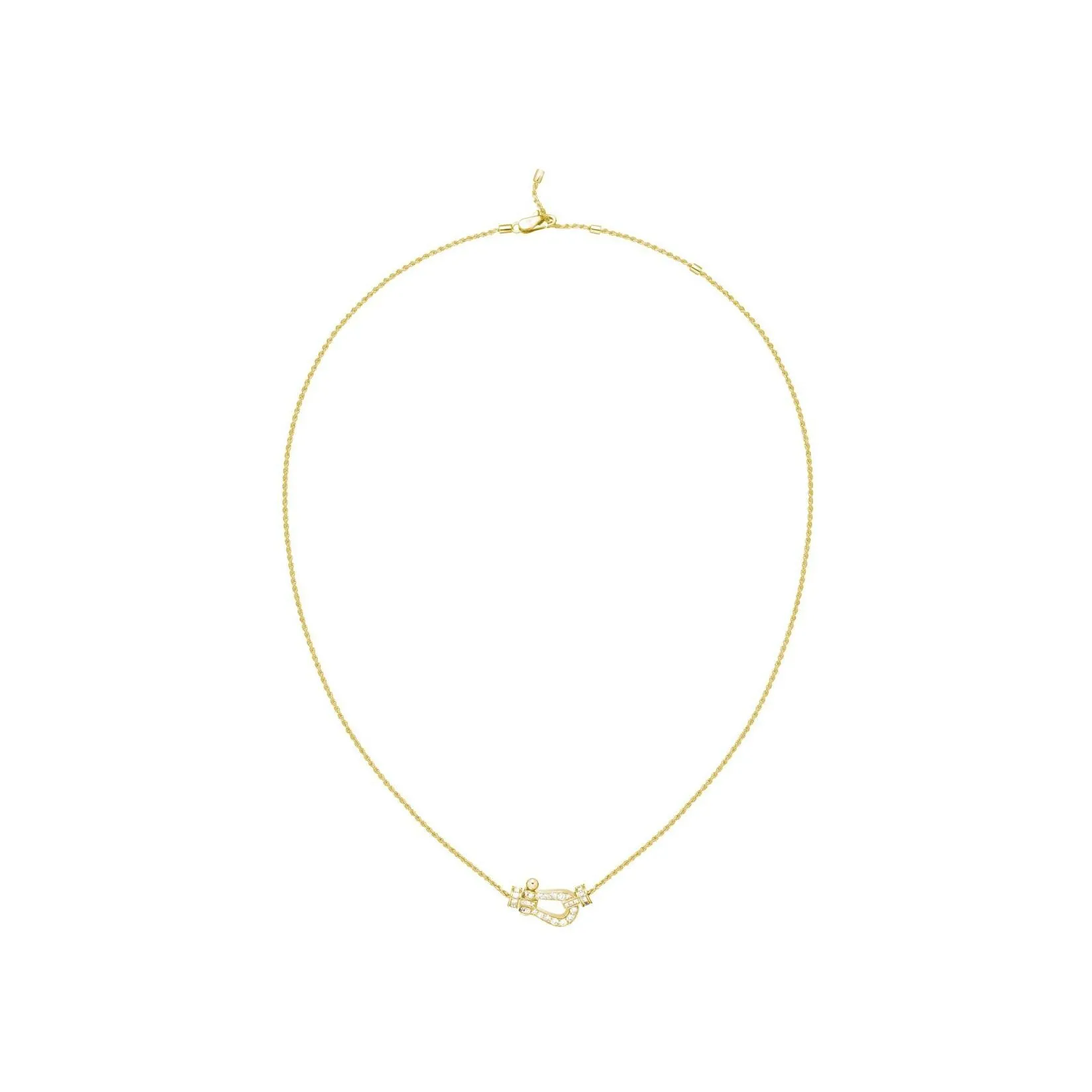 Force 10 Collier FRED Force 10 en or jaune et diamants
