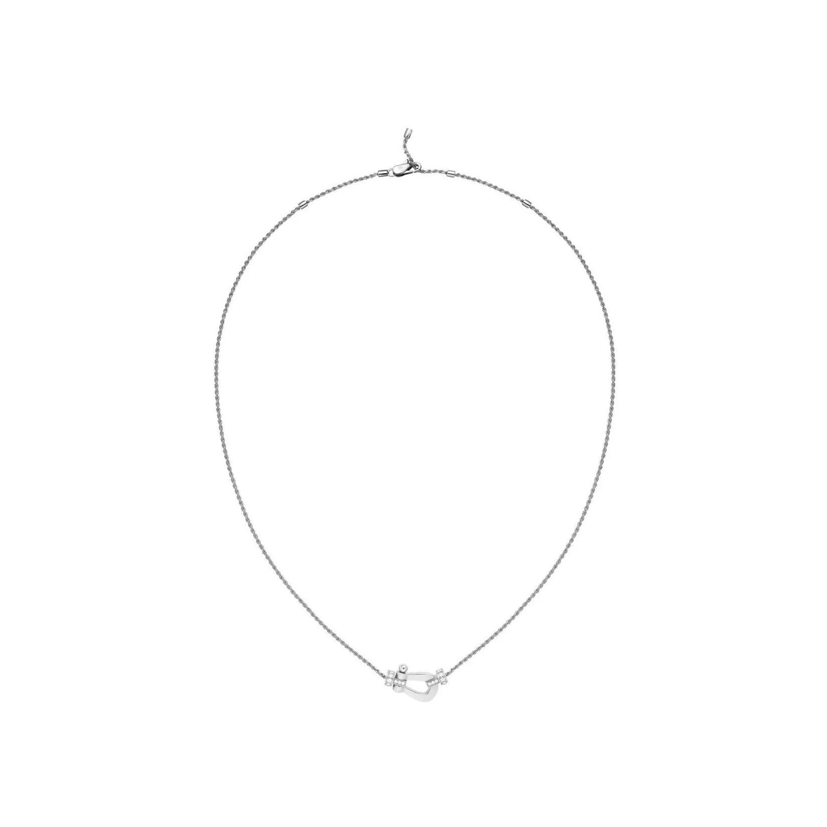Achat Collier FRED Force 10 en or blanc et diamants