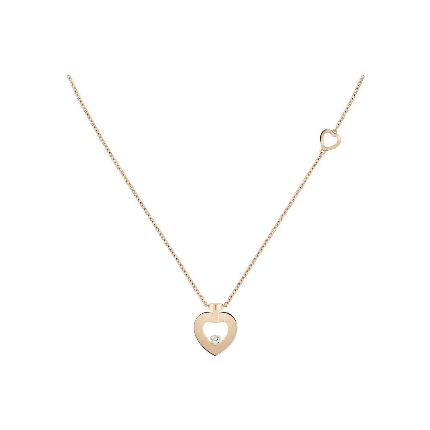 Pretty Woman Collier Fred Pretty Woman Modèle XS en or rose serti d'un diamant