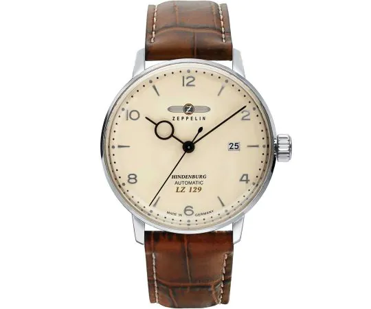 Zeppelin 8062-5 Hindenburg LZ129 Automatique Montre Homme 40mm 5ATM