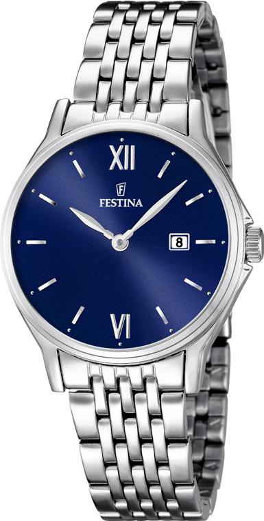 Festina Classic Ladies F16748/3 Montre Bracelet pour femmes Excellente Lisibilité