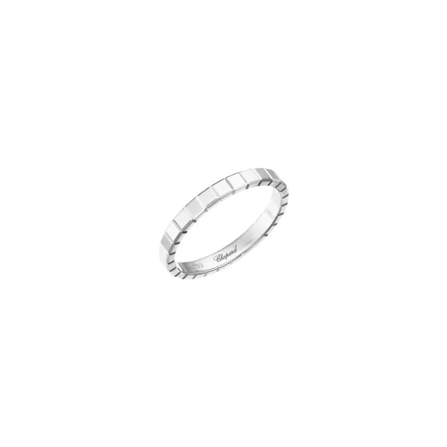 Achat Bague Chopard Ice Cube Pure en or blanc, taille 53