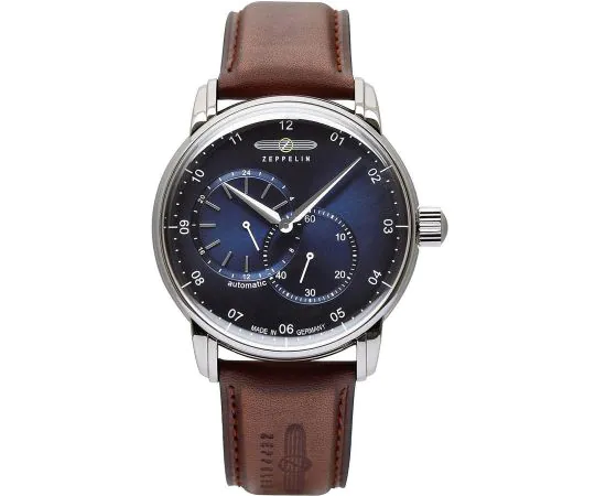 Zeppelin 8662-3 New Captains Line Automatique Montre Homme 43mm 5ATM