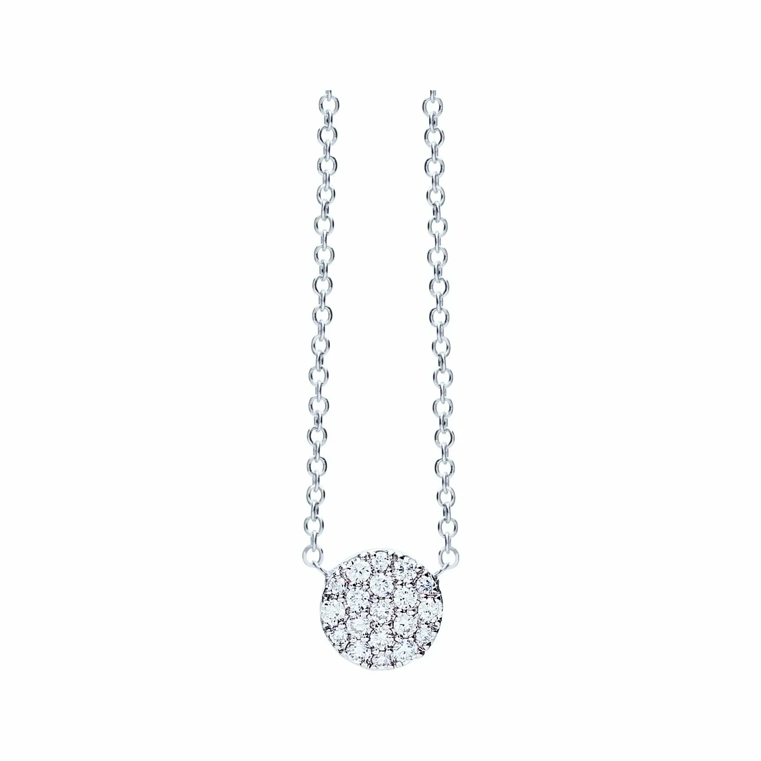 Collier One More Eolo en or blanc et diamants blancs
