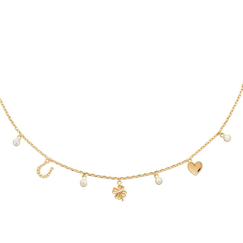 Symbole - Collier - Plaqué Or