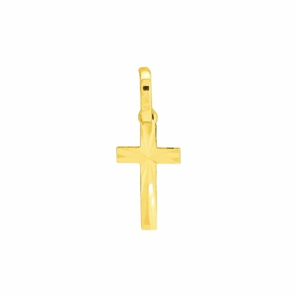 Achat Pendentif Croix lapidée en or jaune