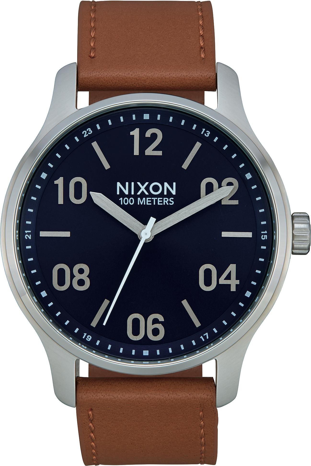 Nixon Patrol Leather A1243-2186 Montre-Bracelet pour hommes