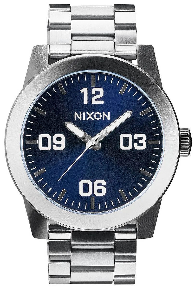 Nixon le caporal SS Blue Watch Sunray cadran A346-1258-00 hommes