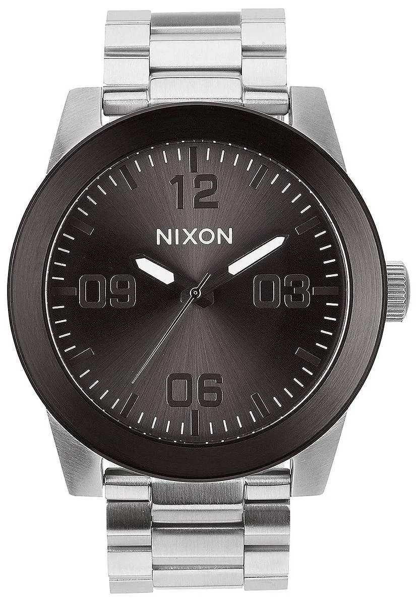 Montre Nixon le caporal SS Gunmetal A346-1762-00 hommes cadran