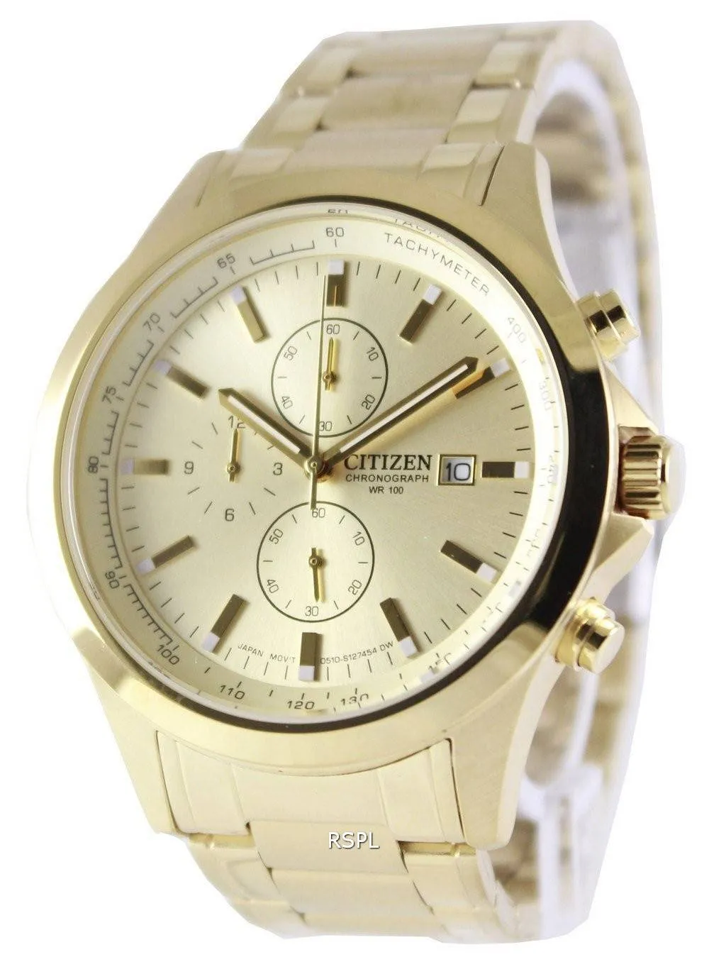 Montre Citizen Chronograph or cadran Quartz AN3512-54P masculine