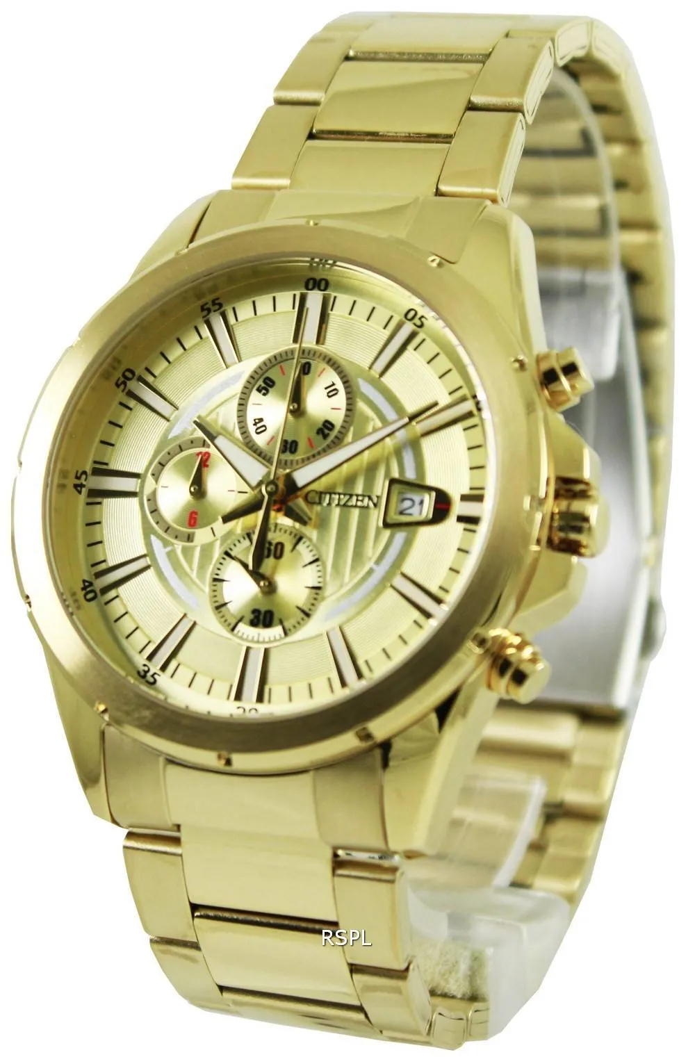 Montre Citizen Chronograph Gold Tone AN3562 - 56p masculine