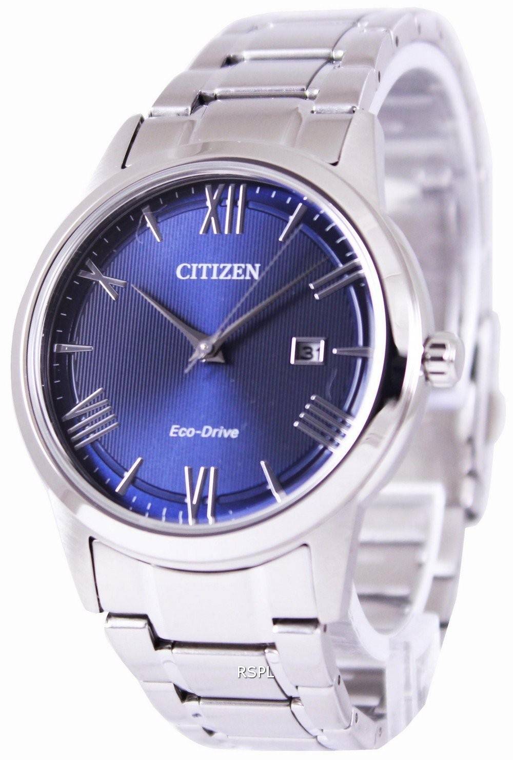 Montre Citizen Eco-Drive Blue Dial AW1231 - 58L masculin