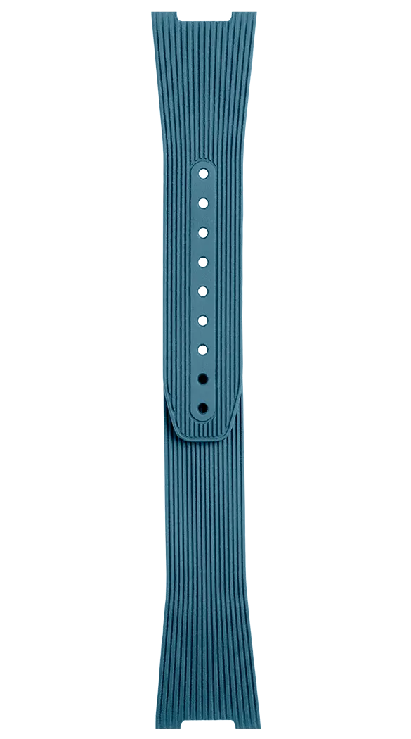 BRACELET URBAN en caoutchouc strié bleu ciel pour la BR 05 AUTO