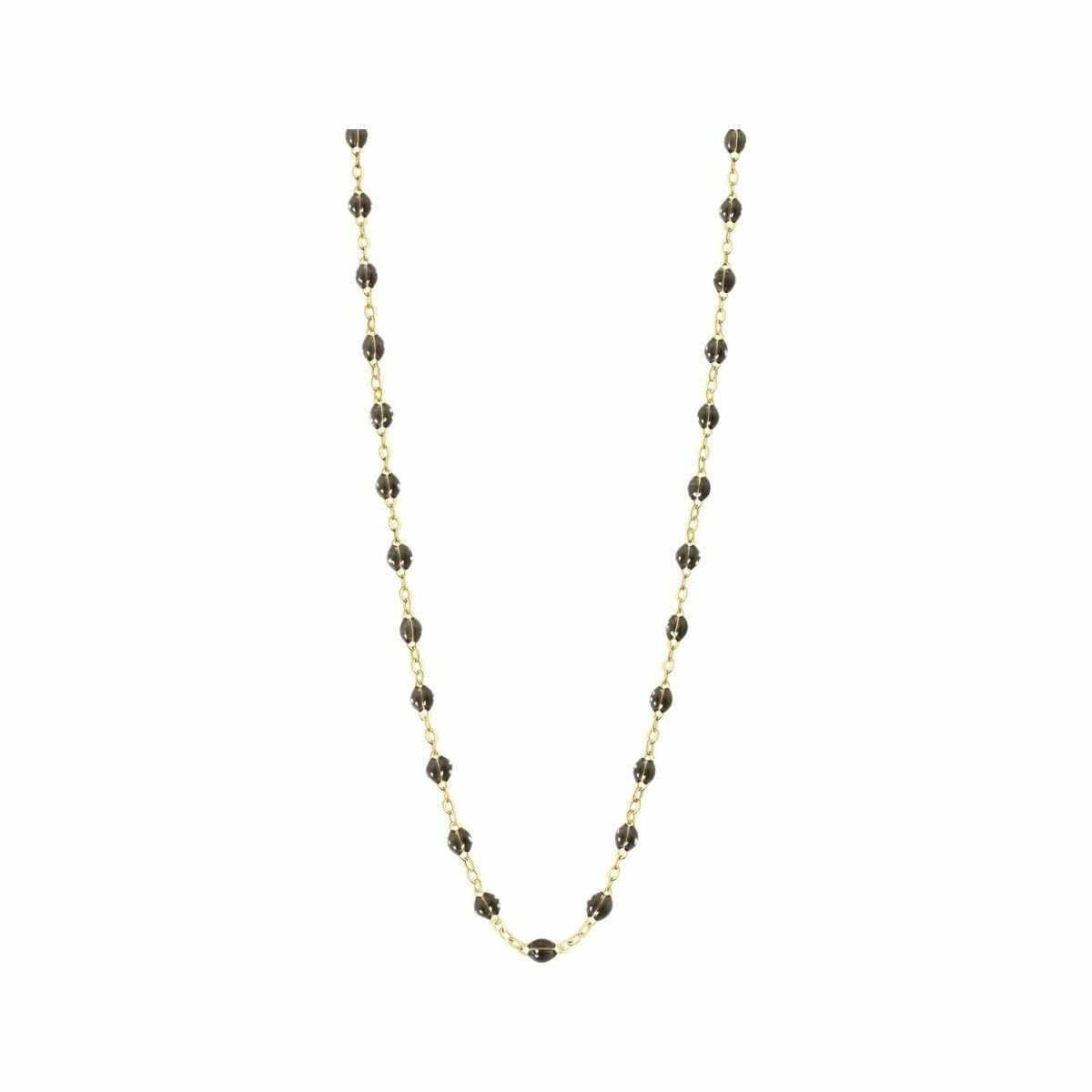 Achat Collier Gigi Clozeau Classique en or jaune et résine quartz, 42cm