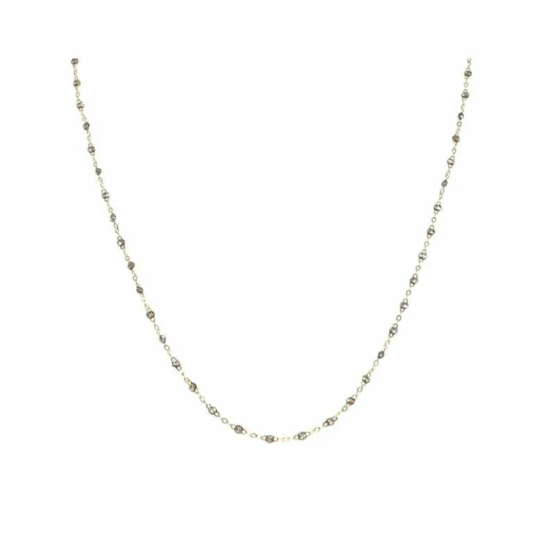 Achat Collier Gigi Clozeau Classique en or rose et résine sparkle, 42cm
