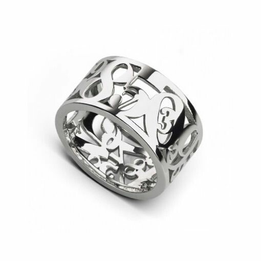 Achat Bague Clozeau NUMBER en or blanc