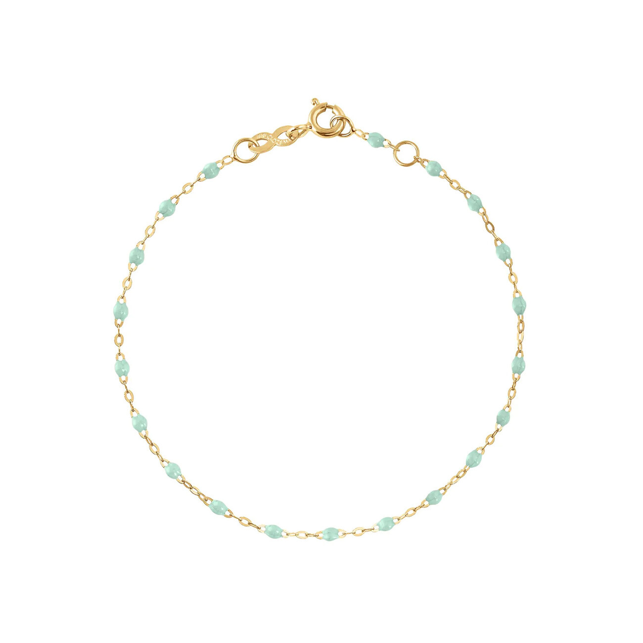 Achat Bracelet Gigi Clozeau Classique en or jaune et résine jade, 17cm