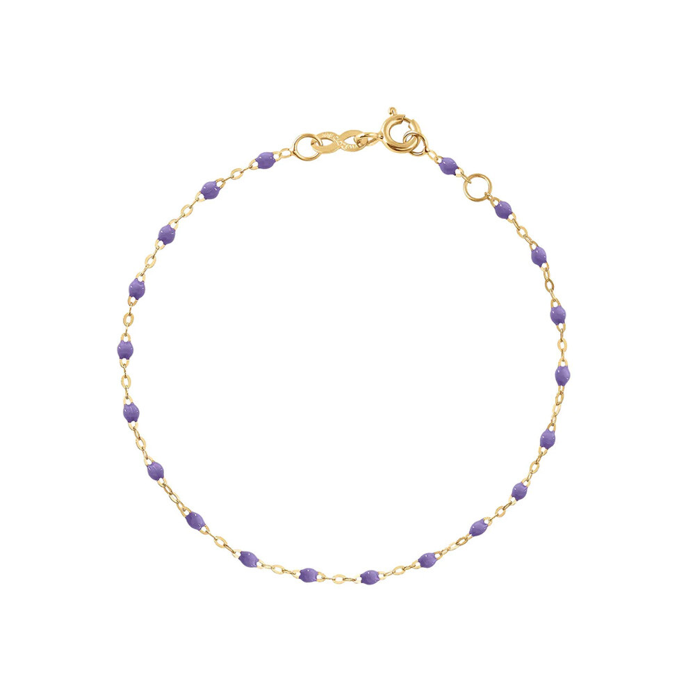Achat Bracelet Gigi Clozeau Classique en or jaune et résine mauve, 17cm