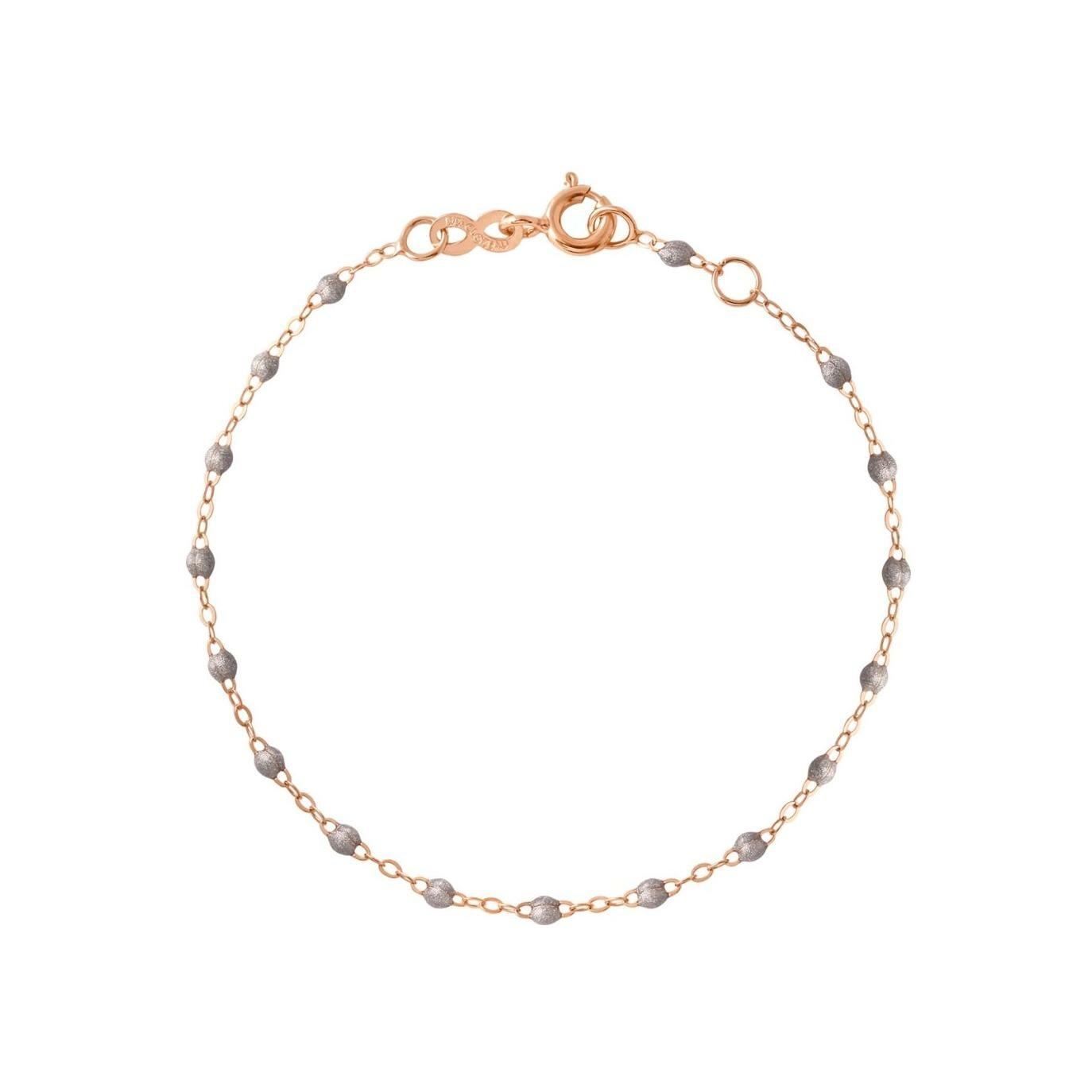 Achat Bracelet Gigi Clozeau Classique en or rose et résine argent, 17cm