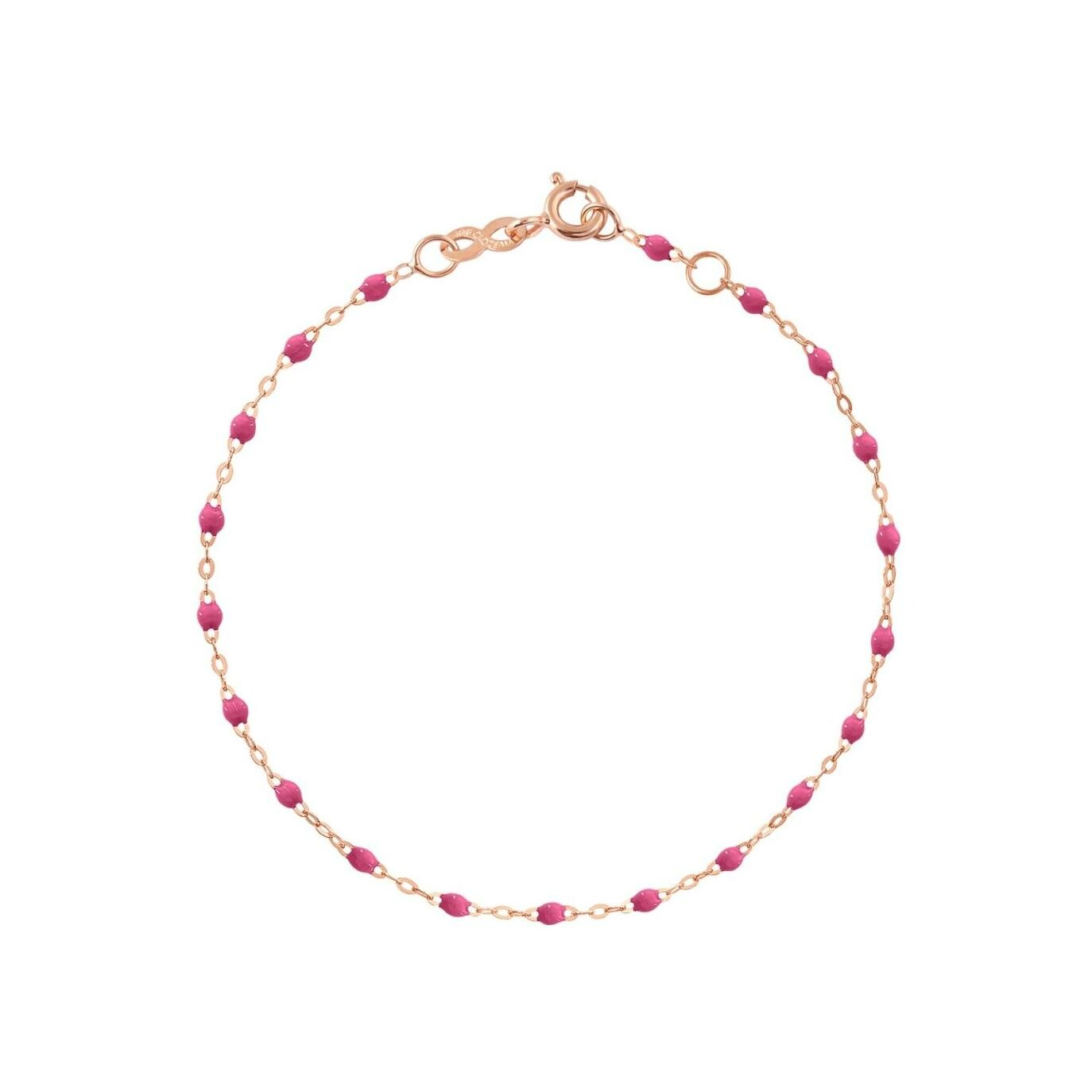 Achat Bracelet Gigi Clozeau Classique en or rose et résine bonbon, 17cm