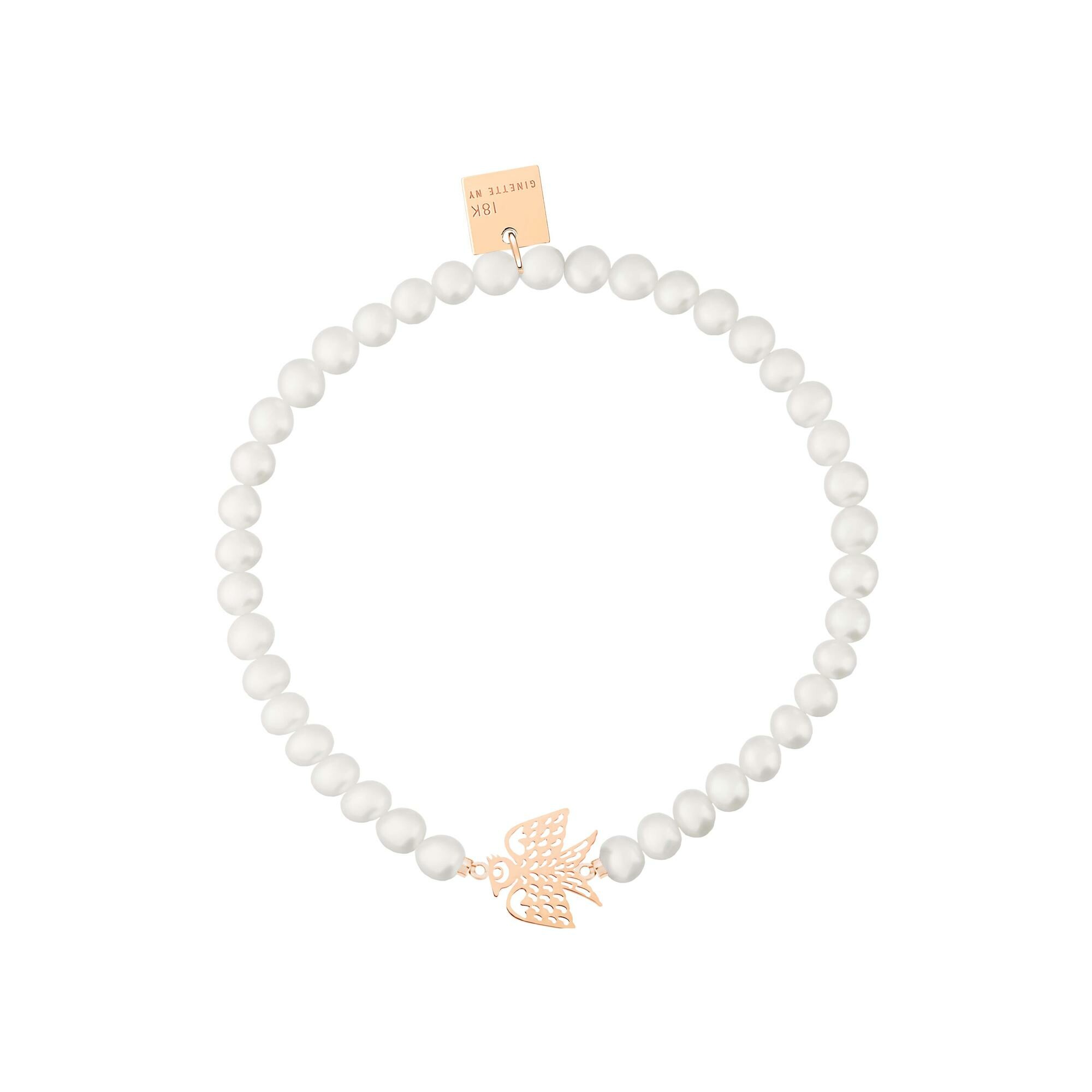 Achat Bracelet Ginette NY GEORGIA en or rose et perles d'eau douce