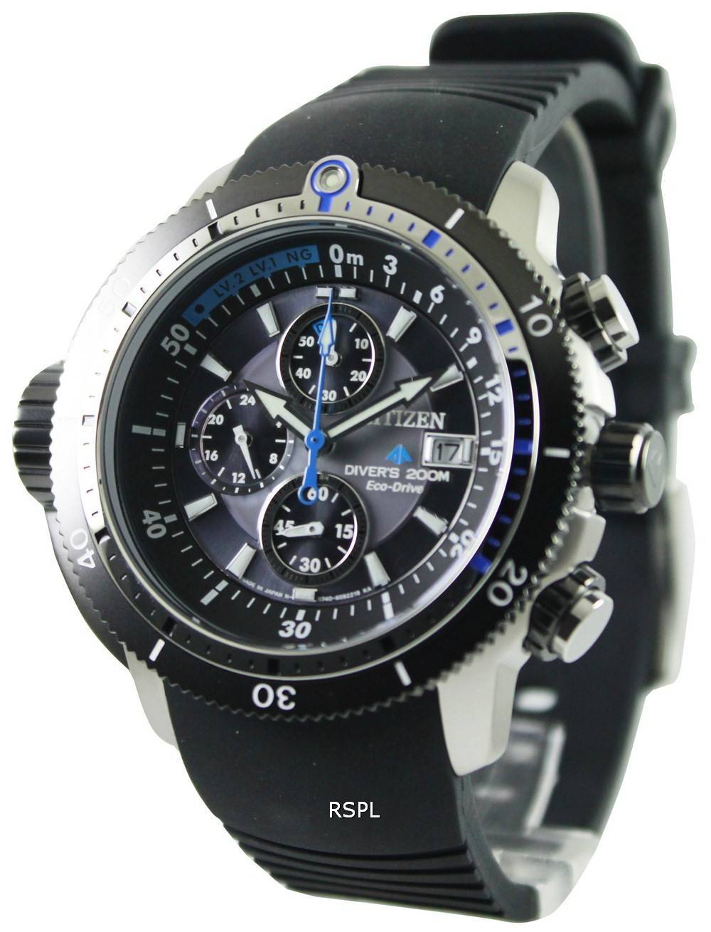 Citizen Promaster Eco-Drive Aqualand Montre de Plongée BJ2120-07E BJ2120-07 BJ2120
