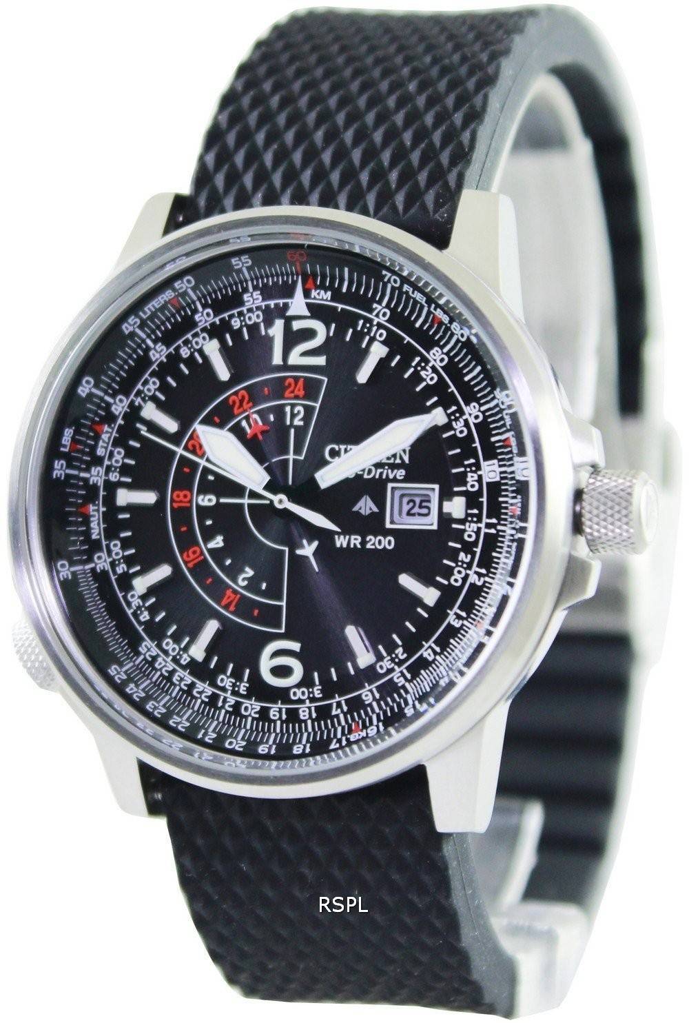 Montre Citizen Promaster Eco Drive Nighthawk BJ7010-09F BJ7010-09 hommes