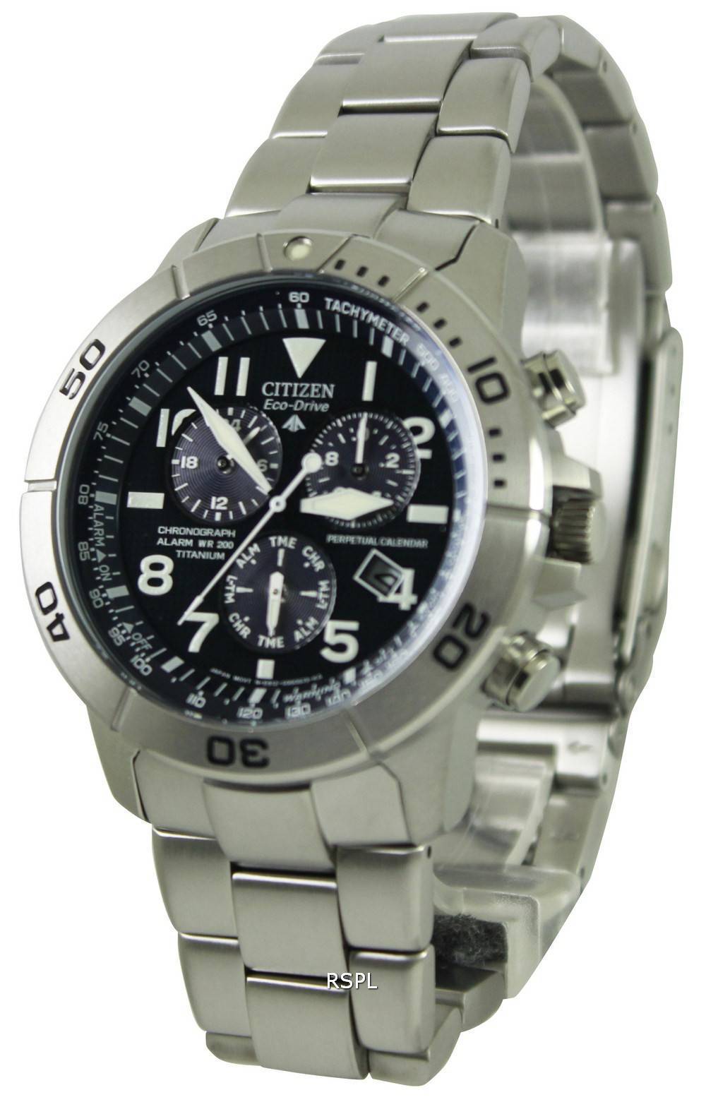 Citizen Eco-Drive titane perpétuel BL5251 - 51 L / BL5250 - 53 L