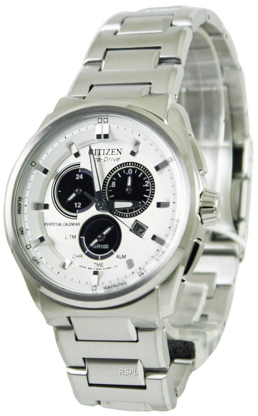 Montre Citizen Eco-Drive quantième perpétuel BL5480-53 a masculine