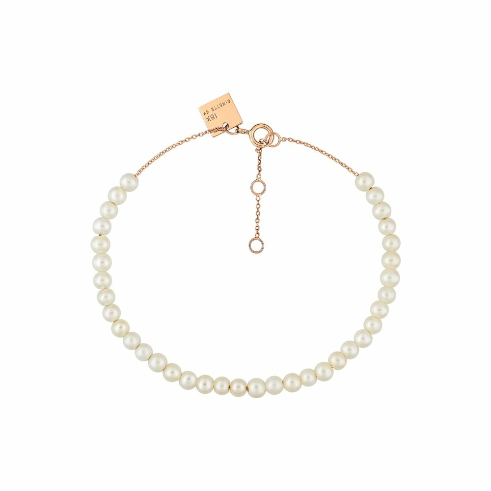 Achat Bracelet GINETTE NY MARIA en or rose et perle de culture d'eau douce