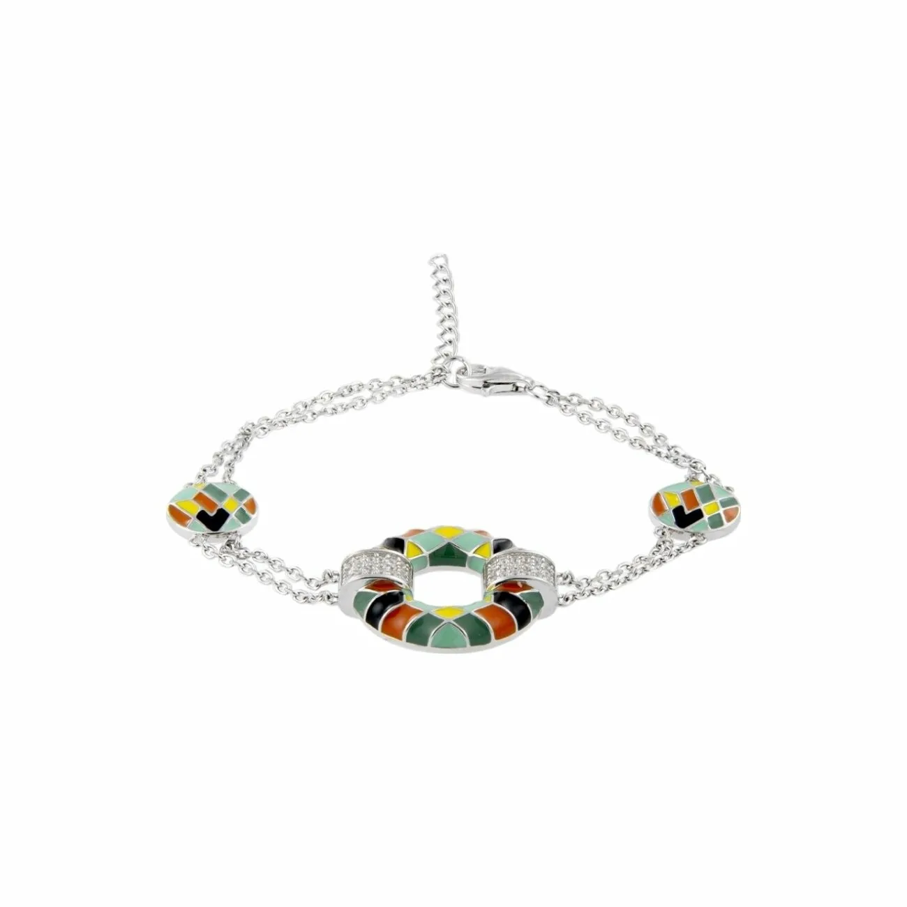 Bracelet Una Storia Burano en argent et oxydes de zirconium