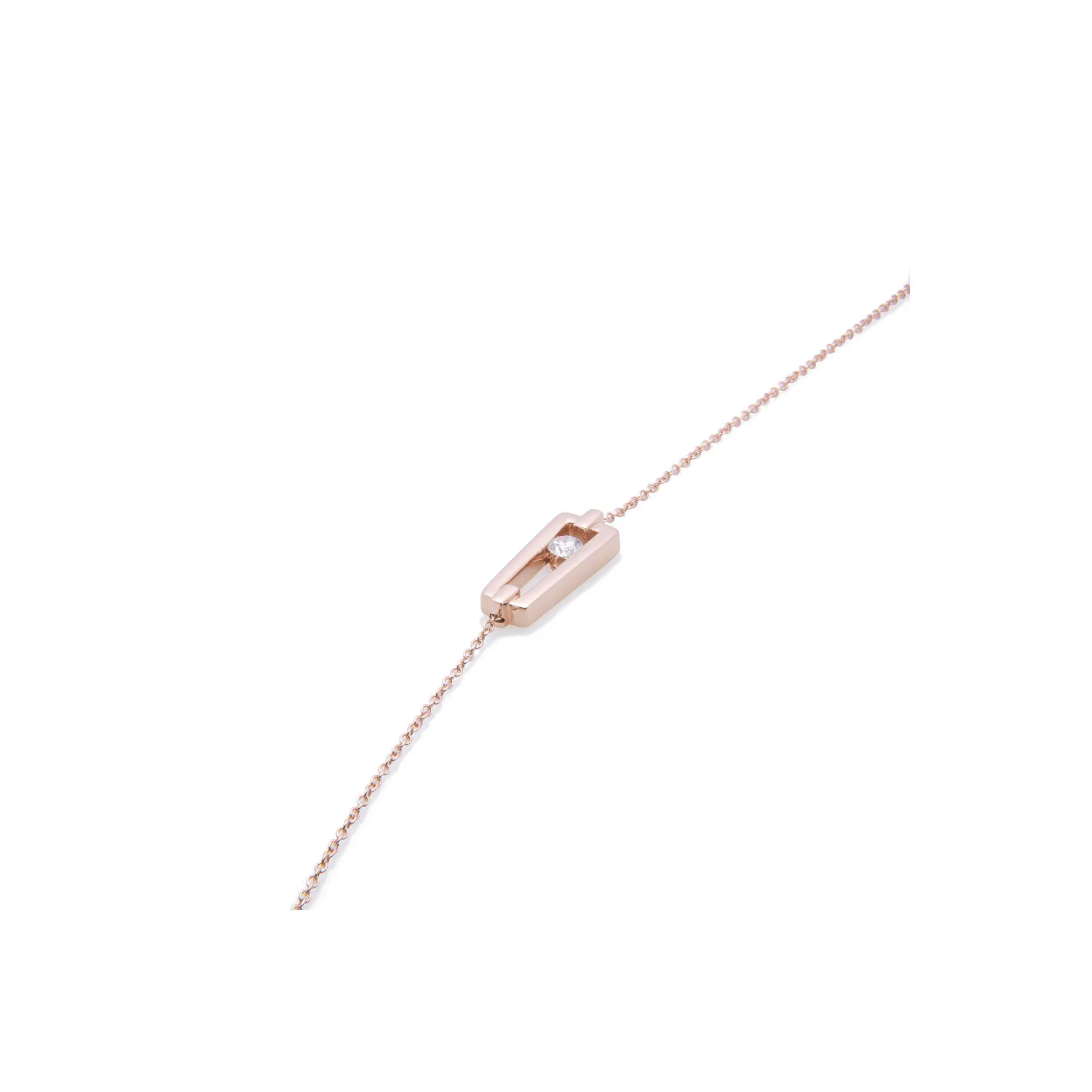 Achat Bracelet Trapèze en or rose et diamants