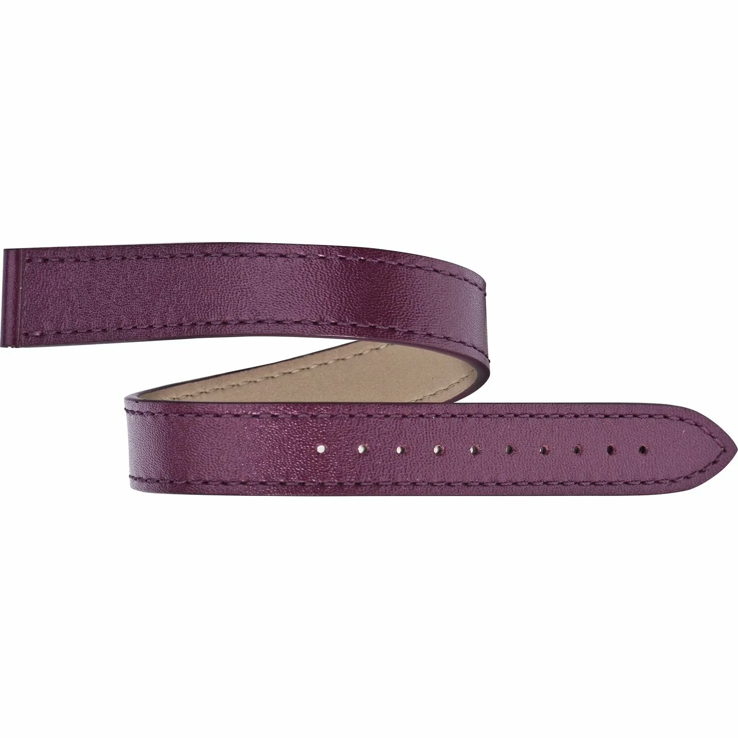 Achat Bracelet de montre Herbelin Antarès en cuir beverly lie de vin