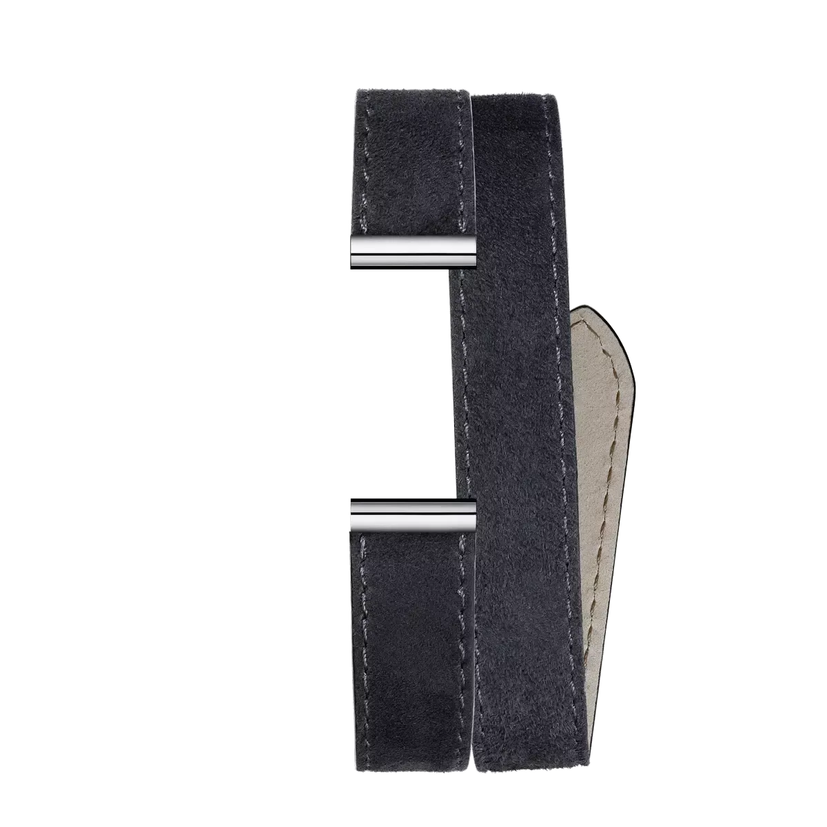 BRACELET VELOURS KID ANTHRACITE GREY pour série Antares Interchangeables
