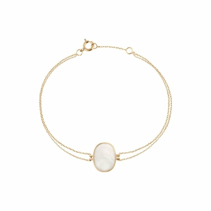 Achat Bracelet Claverin Organic 750 Organic en or jaune et nacre