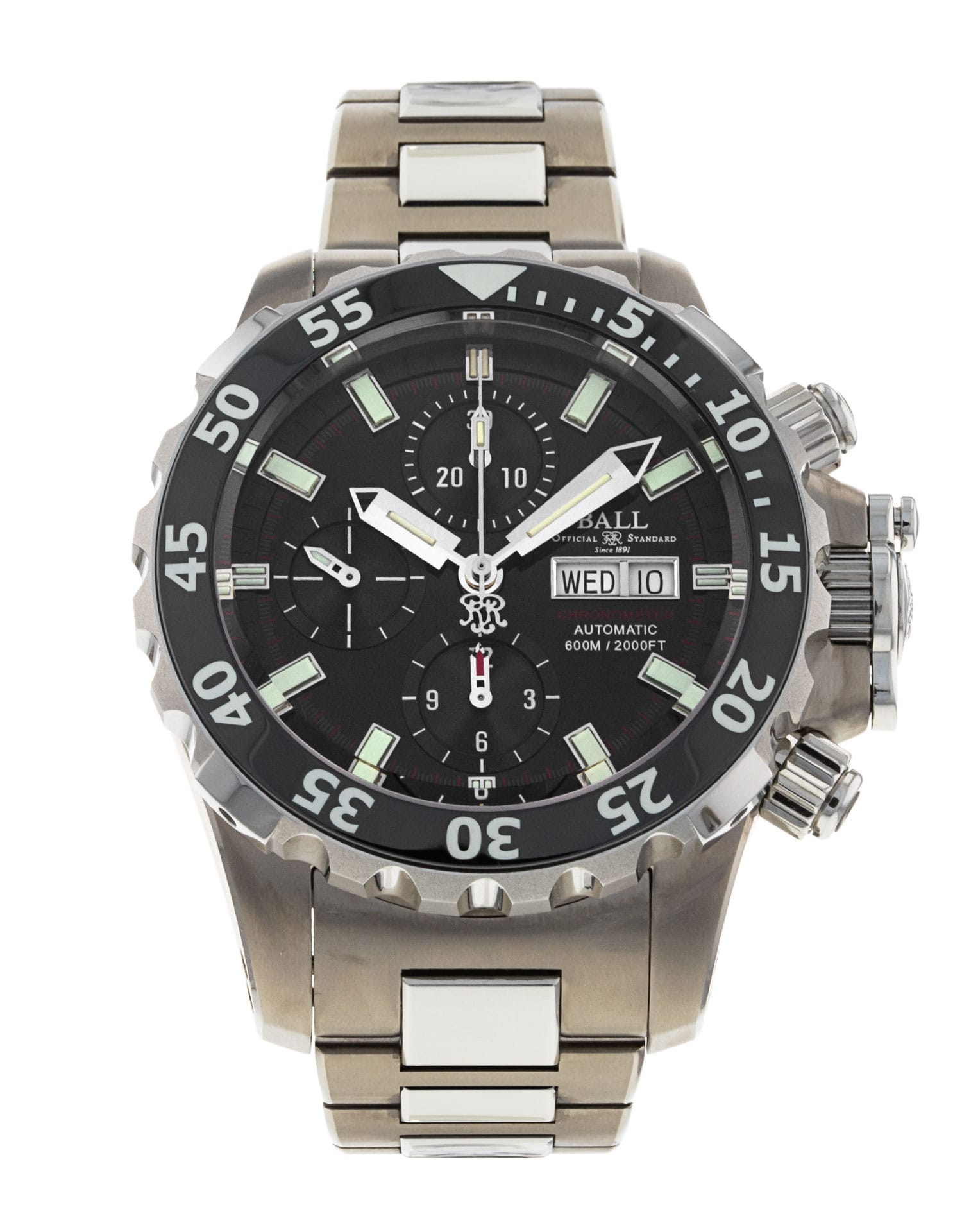 Ball Engineer Hydrocarbon - cadran Baton noire