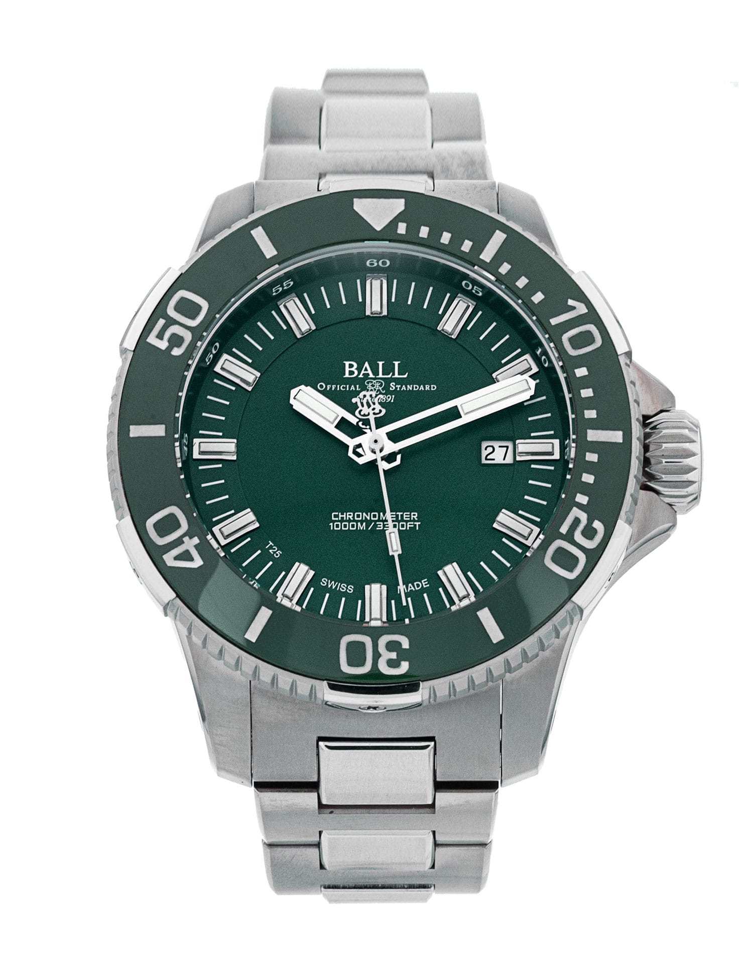 Ball Engineer Hydrocarbon - cadran Vert