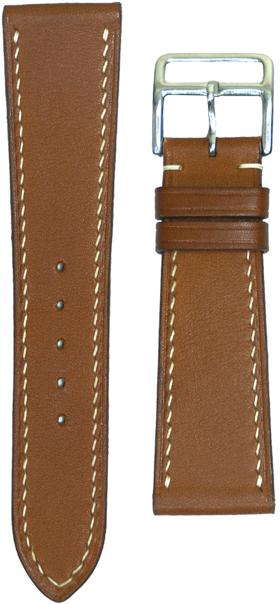 Barenia Leather Watch Strap - Brown