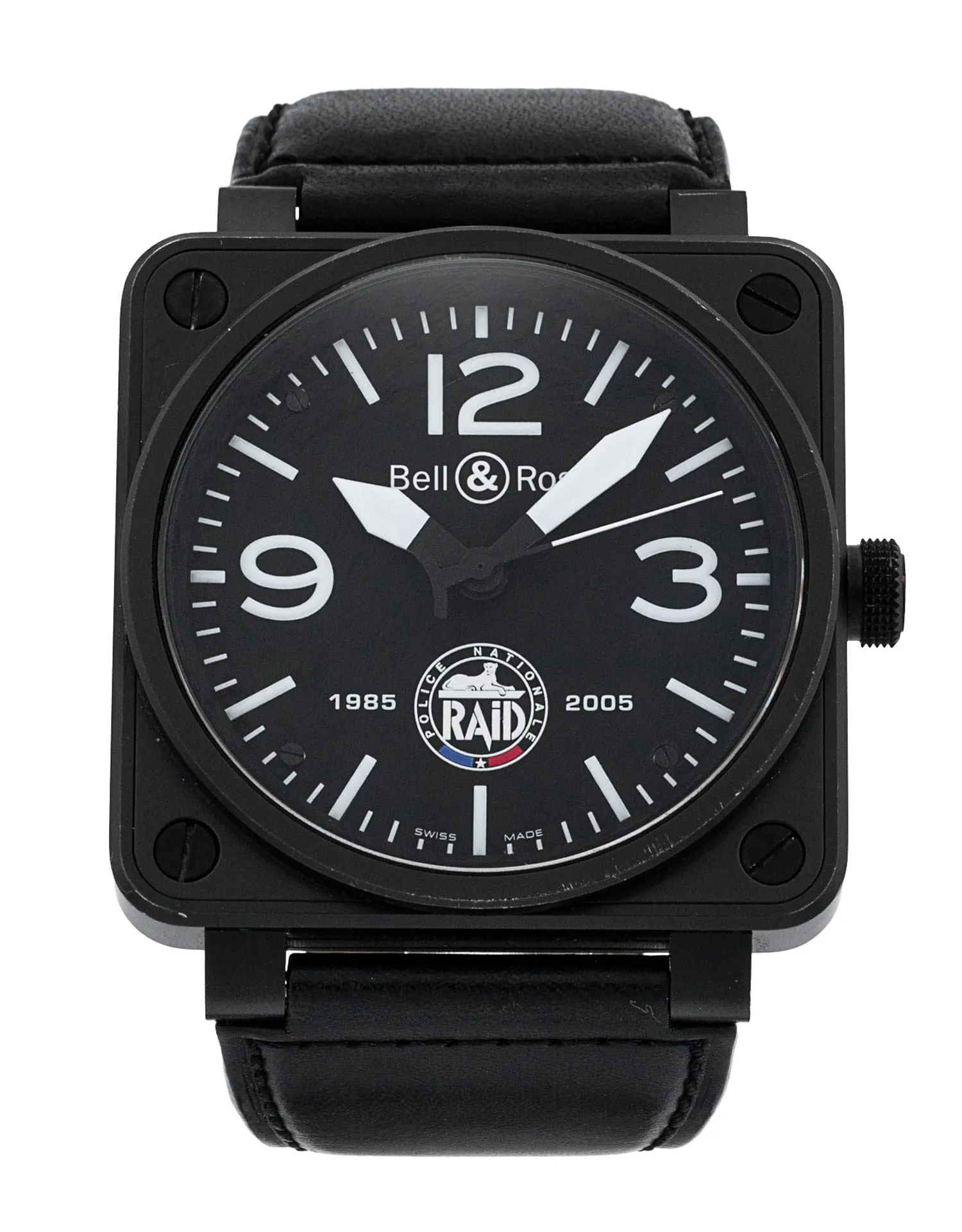 Bell and Ross BR01-92 - cadran Trimestre noir arabe