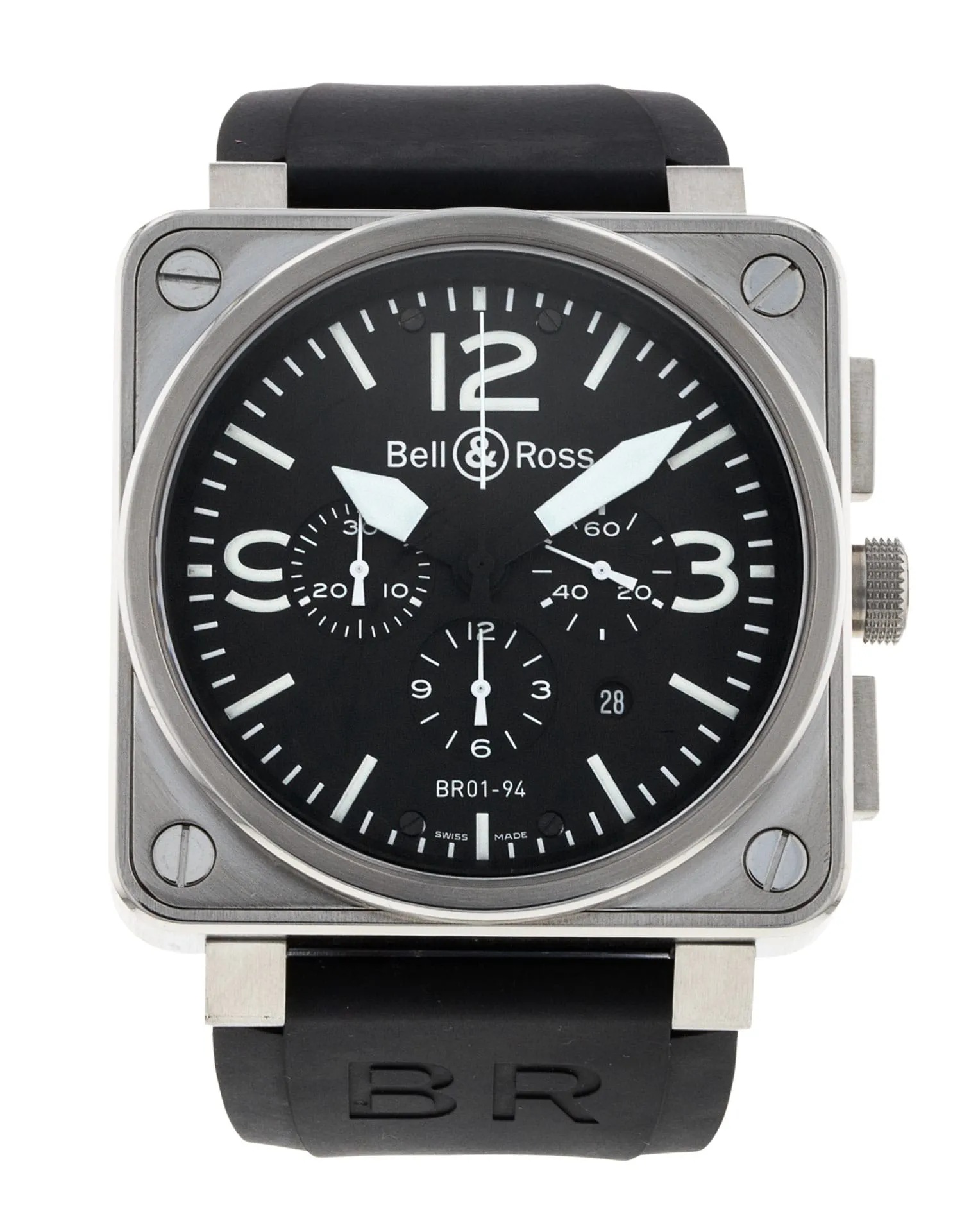 Bell and Ross BR01-94 Chronograph - cadran Trimestre noir arabe