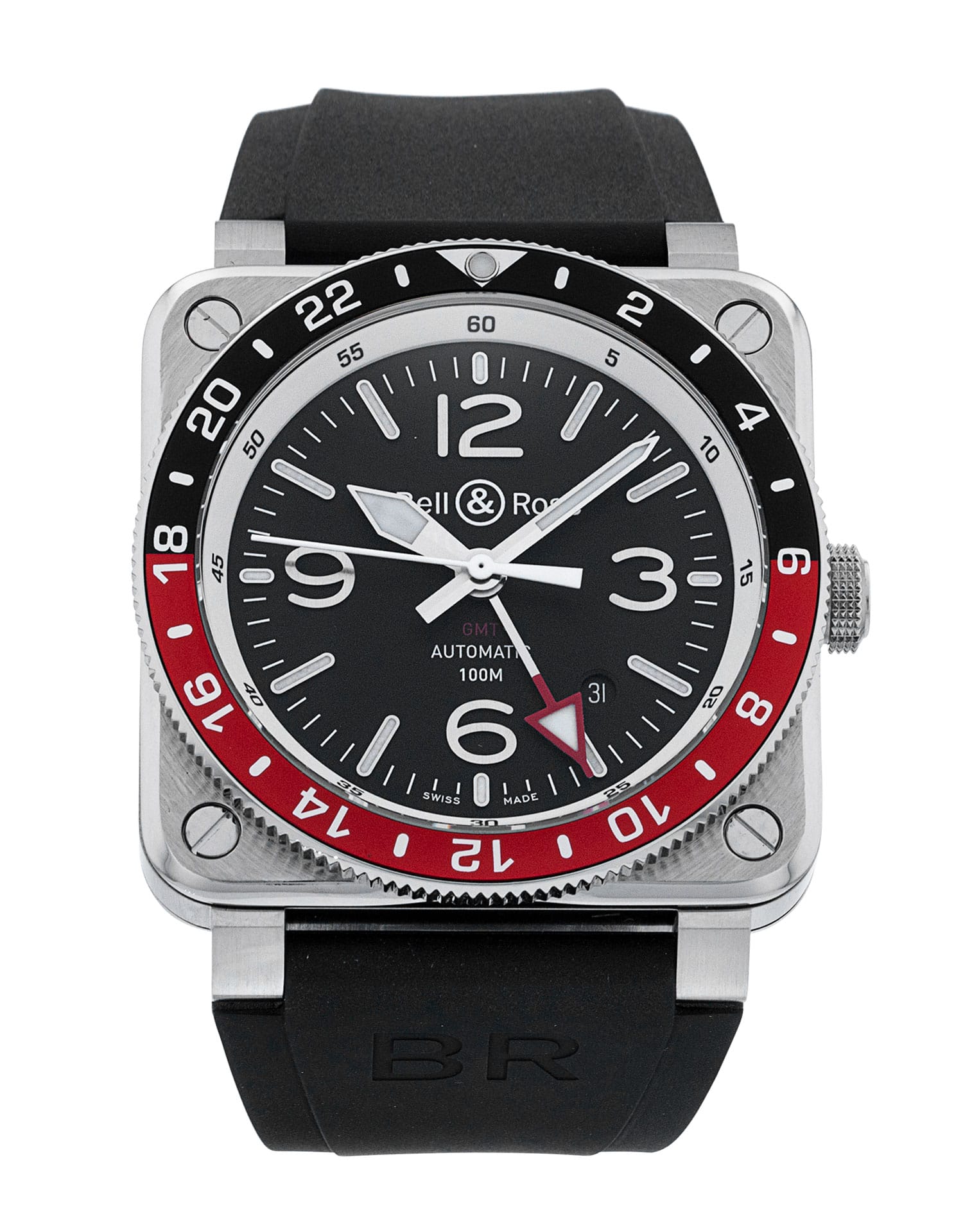 Bell and Ross BR 03-93 - cadran Trimestre noir arabe